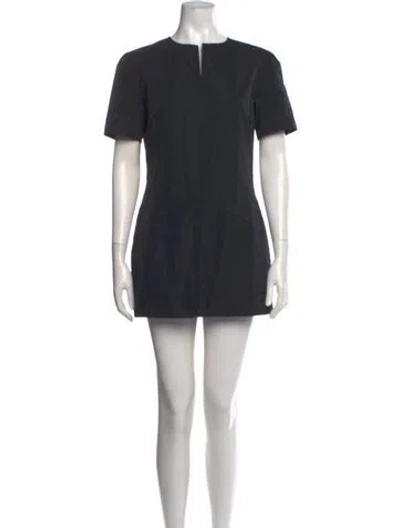 Pre-owned Jil Sander Late 2000's - Early 2010's Mini Dress In Blue