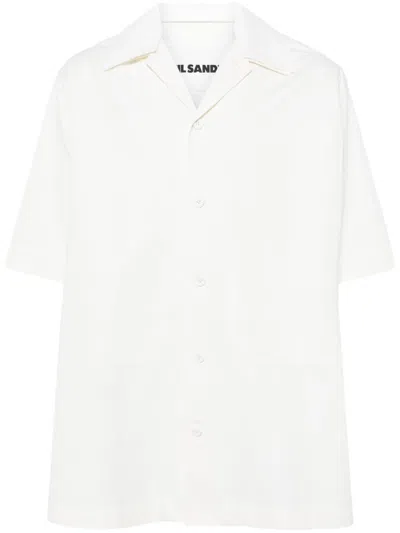 Jil Sander Layered Button-up Shirt In White