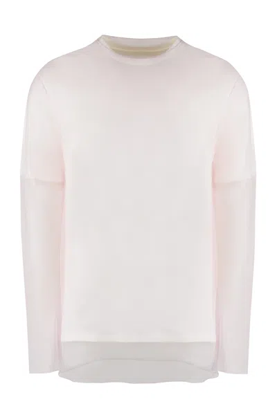 JIL SANDER JIL SANDER LAYERED COTTON T-SHIRT