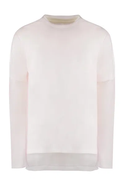 Jil Sander Layered Cotton T-shirt In White