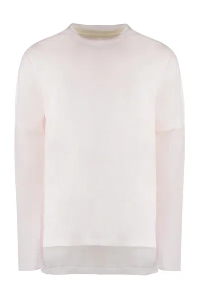 Jil Sander Layered Cotton T-shirt In White