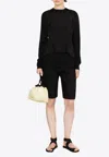 Jil Sander Layered Crewneck Sweatshirt In Black