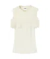 Jil Sander Layered-design Sleeveless Top In White