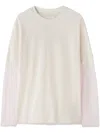 Jil Sander Layered Long-sleeve T-shirt In White