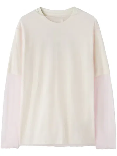 Jil Sander Layered Long-sleeve T-shirt In White
