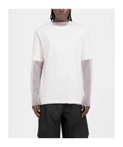 Jil Sander Layered Long-sleeve T-shirt In White