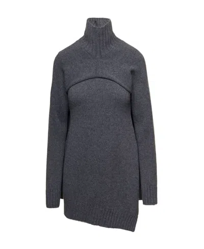 JIL SANDER JIL SANDER TWO-PIECE HIGHNECK SWEATER