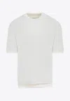 Jil Sander Crewneck Short-sleeved T-shirt In Beige