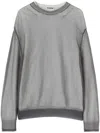 Jil Sander Layered Jumper In Gray