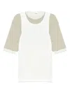 Jil Sander Layered T-shirt In White
