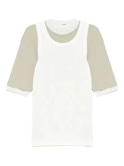 Jil Sander Layered T-shirt In White