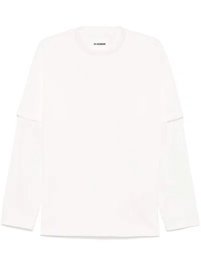 Jil Sander Layered T-shirt In Neutrals