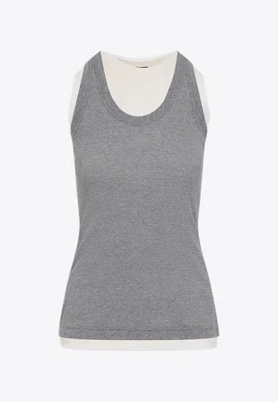 JIL SANDER LAYERED TANK TOP