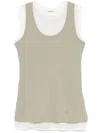 Jil Sander Three-pack Multicolor 3 Layers Tank Tops In White