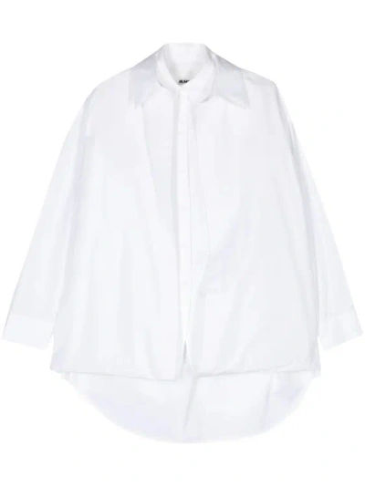 JIL SANDER LAYERED WHITE SHIRT