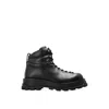 Jil Sander Leather Ankle Boots Men In Black