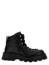 Jil Sander Lace-up Leather Ankle Boots
