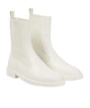 Jil Sander Leather Ankle Boots In Multi