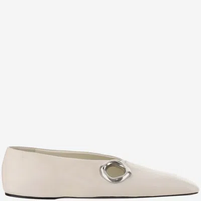 JIL SANDER LEATHER BALLERINAS