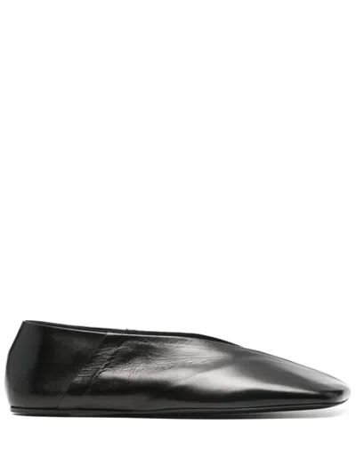 JIL SANDER JIL SANDER LEATHER BALLET FLATS