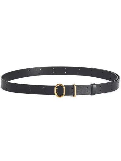 Jil Sander Leather Belt In ブラック