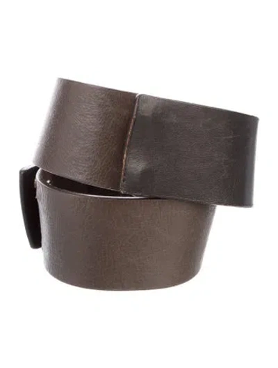 Pre-owned Jil Sander Leather Belt