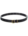 Jil Sander Leather Belt In Black