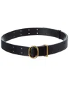 Jil Sander Leather Belt In Black