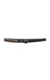 Jil Sander Leather Belt In Black