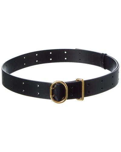 Jil Sander Leather Belt In Black