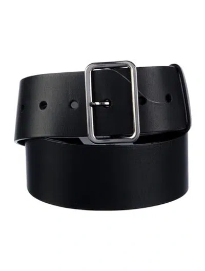 Pre-owned Jil Sander Leather Belt In Black