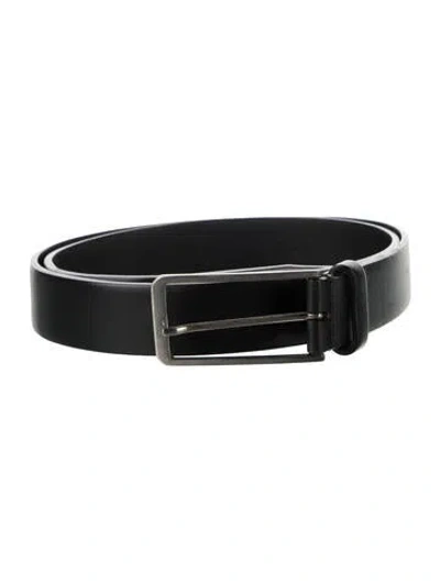 Pre-owned Jil Sander Leather Belt In Black