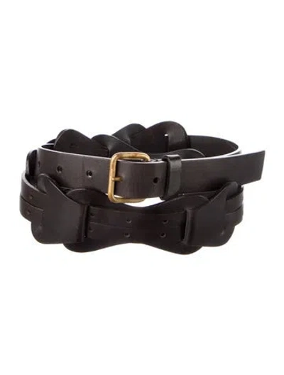 Pre-owned Jil Sander Leather Belt In Brown