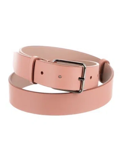 Pre-owned Jil Sander Leather Belt In Pink