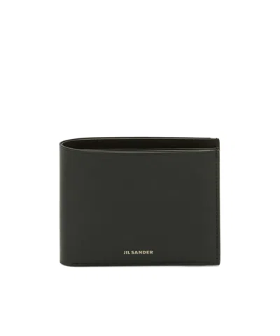 JIL SANDER JIL SANDER LOGO DETAILED BI-FOLD WALLET