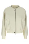 Jil Sander Bomber Jacket With Ribbed Cuffs And Hem