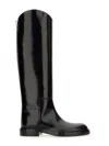 Jil Sander Asymmetric Leather Boots