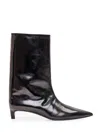 Jil Sander Heeled Ankle Boots In Black