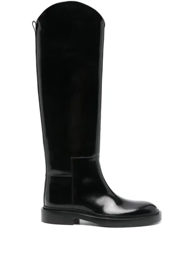 Pre-owned Jil Sander Leather Boots