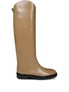 Jil Sander Lucie Leather Knee-high Boots In Brown