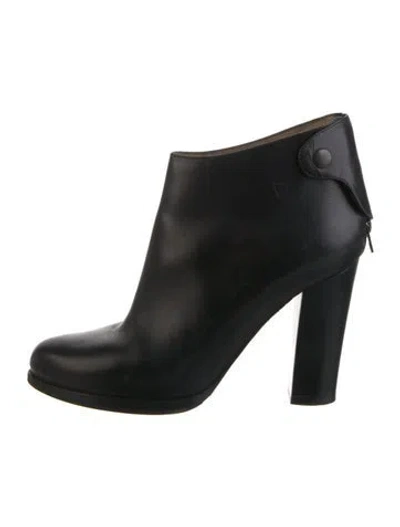 Pre-owned Jil Sander Leather Boots In Black