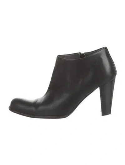 Pre-owned Jil Sander Leather Boots In Black