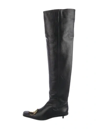 Pre-owned Jil Sander Leather Boots In Black