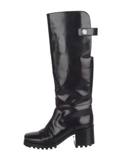 Pre-owned Jil Sander Leather Boots In Black