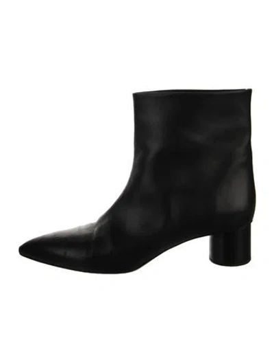 Pre-owned Jil Sander Leather Boots In Black