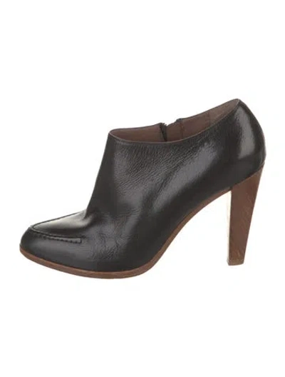 Pre-owned Jil Sander Leather Boots In Black