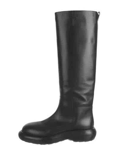 Pre-owned Jil Sander Leather Boots In Black