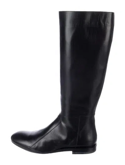 Pre-owned Jil Sander Leather Boots In Black