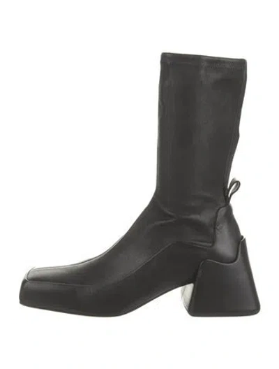 Pre-owned Jil Sander Leather Boots In Black