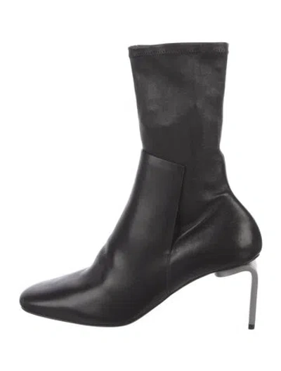 Pre-owned Jil Sander Leather Boots In Black